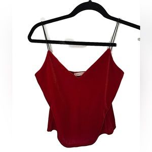 Velvet Ruby Crop Tank